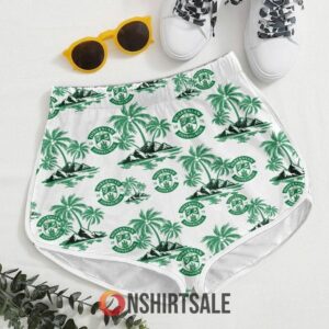 Hibernian FC SPFL Hawaiian Shirt and Shorts Set Tropical Soccer Fan Apparel 3