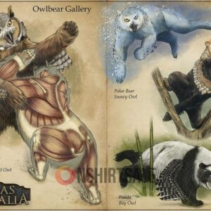 Owlbear Gallery Poster Animals Combining Bears And Owls
