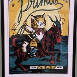 Primus Signed Poster, Live at Oakland Arena